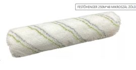 Festőhenger 25mmx48mm mikroszál zöld-szürke csíkos