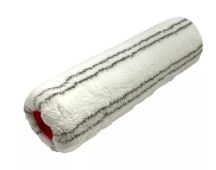 Festőhenger 250mmx48mm mikrofiber fehér-szürke csíkos