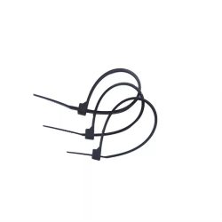 Kábelkötegelő 2,5x100cm fekete 100db-os Finder