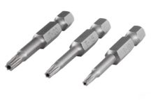   Torx bit készlet, 50mm, lyukas, 10db-os, FLIGHT, (T6,7,8,10,15,20,25,30,30,40)