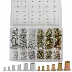 Szegecsanya készlet alumínium M3-M10 300db-os