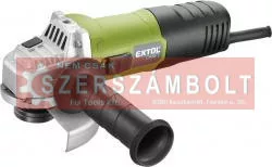 Sarokcsiszológép 900W 125mm tárcsaátmérő; 11.000 1/min, bekapcsolásvédelem, papír doboz, 2,1kg Extol Craft
