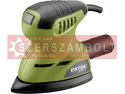 Vibrációs,rezgő delta csiszológép 125W, 80x140mm Extol Craft Vibrációs,rezgő delta csiszológép 125W, 80x140mm Extol Craft
