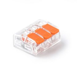 Oldható vezetékösszekötő 3x 0,2-4mm2 vezetékhez Oldható vezetékösszekötő 3x 0,2-4mm2 vezetékhez