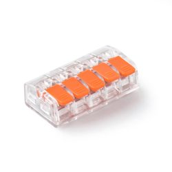 Oldható vezetékösszekötő 5x 0,2-4mm2 vezetékhez Oldható vezetékösszekötő 5x 0,2-4mm2 vezetékhez