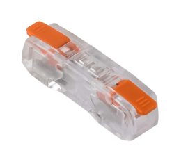 Kétoldalas, egyes oldható vezetékösszekötő, 2x0,2-2,5mm2 vezetékhez Kétoldalas, egyes oldható vezetékösszekötő, 2x0,2-2,5mm2 vezetékhez