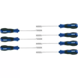 Nyeles dugókulcs készlet, csavarhúzó nyél, 5-13mm, 7 részes