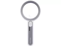   Nagyító LED lámpa, kézi, 12× nagyítás; műanyag ház, USB tölthető akku Extol Light