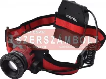   LED fejlámpa, 10 W, CREE XPL, 450 Lumen; tölthető akkuval, zoom + 3 funkció Extol Light
