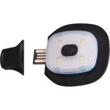   Tartalék LED homloklámpa sapkákhoz, 4×45 Lumen; USB tölthető Li-ion akku, 3 funkció Extol