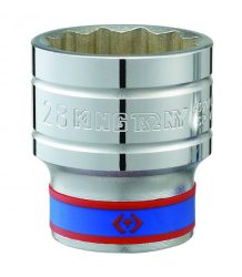 Kézi dugókulcsfej 1/2˝ 19mm 12 szögletű King Tony