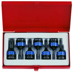 Gépi Torx bitfejkészlet 60mm, 1/2", 7 részes (4417PP) King Tony