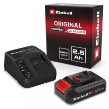   Einhell 2,5Ah 18V Power-X-Change Starter-Kit akku+töltő 141230