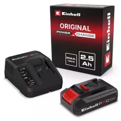Einhell 2,5Ah 18V Power-X-Change Starter-Kit akku+töltő 141230 Einhell 2,5Ah 18V Power-X-Change Starter-Kit akku+töltő 141230