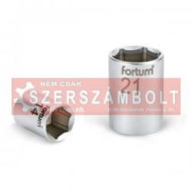 Dugófej 1/2" 11mm 61CrV5 mattkróm 38mm Fortum