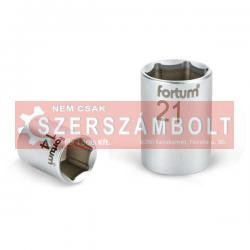 dugófej, 1/4", 5,5mm, 61CrV5, mattkróm, 25mm hosszú FORTUM