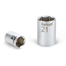   Dugófej, 1/4", 7mm, 61CrV5, mattkróm, 25mm hosszú FORTUM