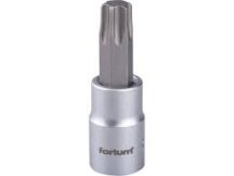   Bitdugófej, torx, 1/4", 61CrV5/S2, mattkróm; TX20 Fortum
