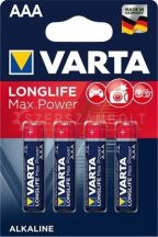 VARTA Longlife Max Power Alkáli Mikro Elem AAA B4
