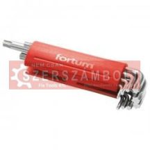   Torx kulcs klt. 9db, hosszú, T10-50, S2, 10db/cse; T10-T15-T20-T25-T27-T30-T40-T45-T50, műanyag mark