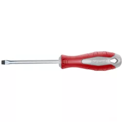 Csavarhúzó lapos, CV., mágneses; 3×75mm, Fortum