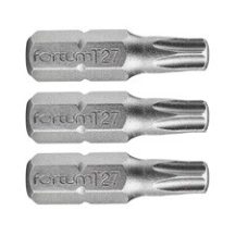   Behajtóhegy TORX, 3 db, S2 acél; T 15×25mm, bliszteren Fortum