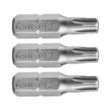   Behajtóhegy TORX, 3 db, S2 acél; T 15×25mm, bliszteren Fortum