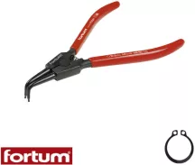 Zégerfogó, hajlított külső, 140 mm, CV. Fortum