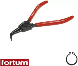 Zégerfogó, hajlított külső, 140 mm, CV. Fortum