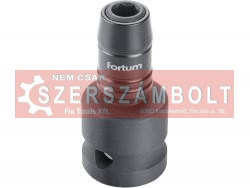 Adapter impakt 1/4 bit-ek gépi befogásához 1/2" Fortum