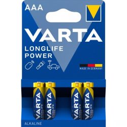 Varta Longlife Power Alkáli Mikró Elem AAA B4