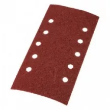   Csiszolópapír, tépőzáras, 115x230mm K40 5db/cs. lyukas Graphite