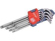   Torx kulcs készlet CV 9db lyukas extol premium  Extol Premium