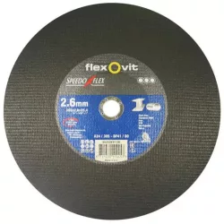 Flexovit Speedoflex vágókorong 356x2,6x25,4mm, A 24/30 S-BF41/80, fém-inox, 66252831130