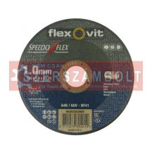   Flexovit Speedoflex vágókorong 125x1,0x22,2mm, BF41,fém-inox 