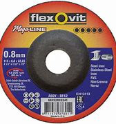 Flexovit Megaline vágókorong 115x0,8x22,2mm fém-inox VTSZ