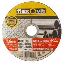 Flexovit Pro vágókorong 125x1,0x22,2mm, BF41, fém-inox