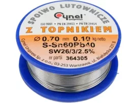 Forrasztó ón SN60PB40 2.0mm 100G Forrasztó ón SN60PB40 2.0mm 100G