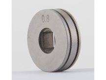 Huzaltoló görgő 0.8-0.9mm recézett 25x7x7mm (MICROFLUX)