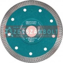   Gyémántvágó, ipari korong, TURBO, extra vékony vágás: 1,5mm vastagság; 115×22,2mm, száraz és vizes vágásra Extol Indrustrial