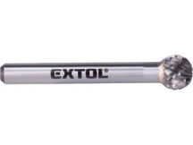   Keményfém turbómaró (rotormaró), gömb alakú, 10 mm átmérőjű/ 6 mm szárú, keresztfogazás Extol Indrustrial