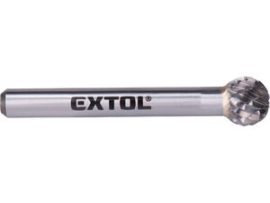 Keményfém turbómaró (rotormaró), gömb alakú, 10 mm átmérőjű/ 6 mm szárú, keresztfogazás Extol Indrustrial