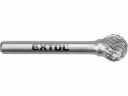 Keményfém turbómaró (rotormaró), gömb alakú, 12 mm átmérőjű/ 6 mm szárú, keresztfogazás Extol Indrustrial