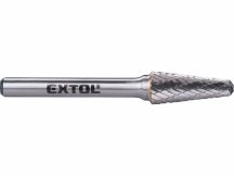   Keményfém turbómaró (rotormaró), kúpos, kerek orrú, átmérő 10×25mm/szár 6mm, keresztfogazás Extol Indrustrial
