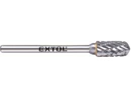 Mini keményfém turbómaró (rotormaró), hengeres, kerek orrú, átmérő 6×13mm/szár 3mm, keresztfogazás Extol Indrustrial