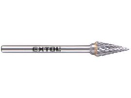 Mini keményfém turbómaró (rotormaró), íves, hegyes orrú, átmérő 6×13mm/szár 3mm, keresztfogazás Extol Indrustrial