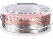   Forrasztó ón, gyantás, műszerész forrasztáshoz; 100g, átmérő 1mm, 99,3% ón + 0,7% réz tartalmú, gyantás Extol Indrustrial