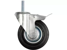 Ipari kerék forgóvillás fékkel 100mm 60kg Vorel