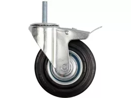 Ipari kerék forgóvillás fékkel 100mm 60kg Vorel