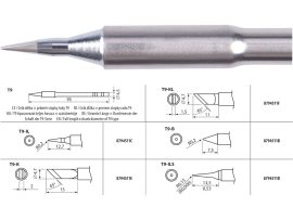 Forrasztócsúcs T9-B a 8794511 forrasztó pákához Extol